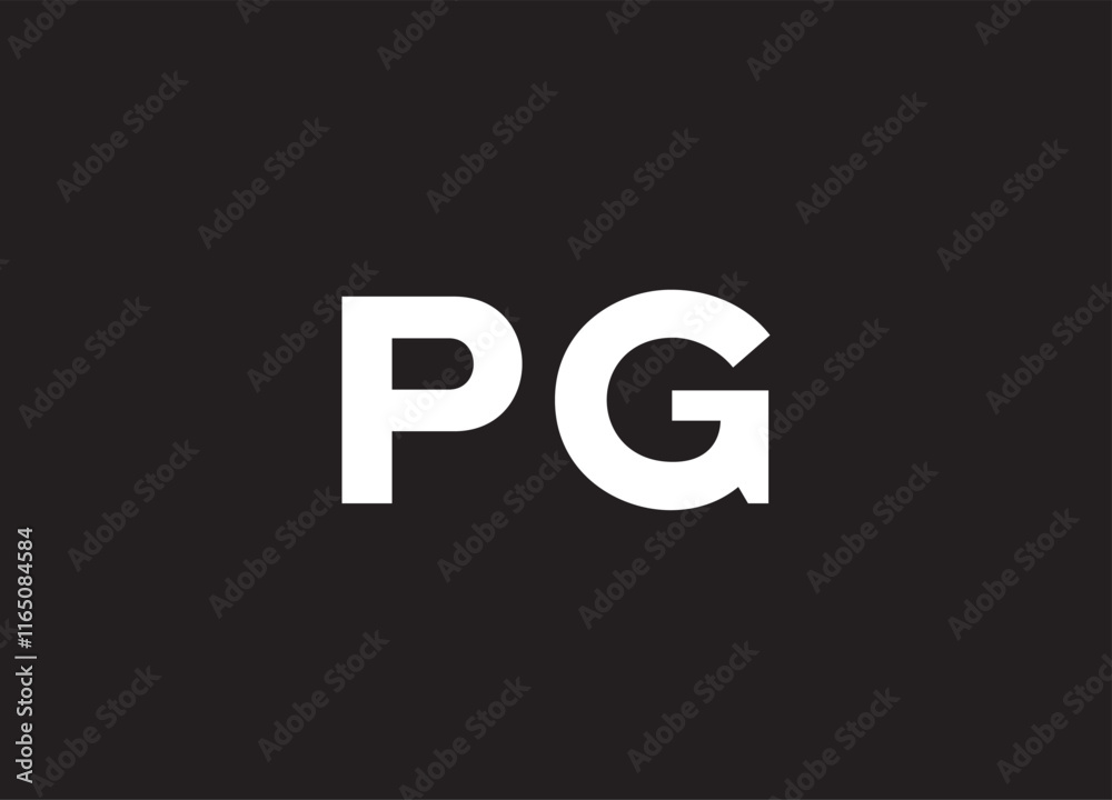 PG letter logo and initial logo design PG letter logo and initial logo design