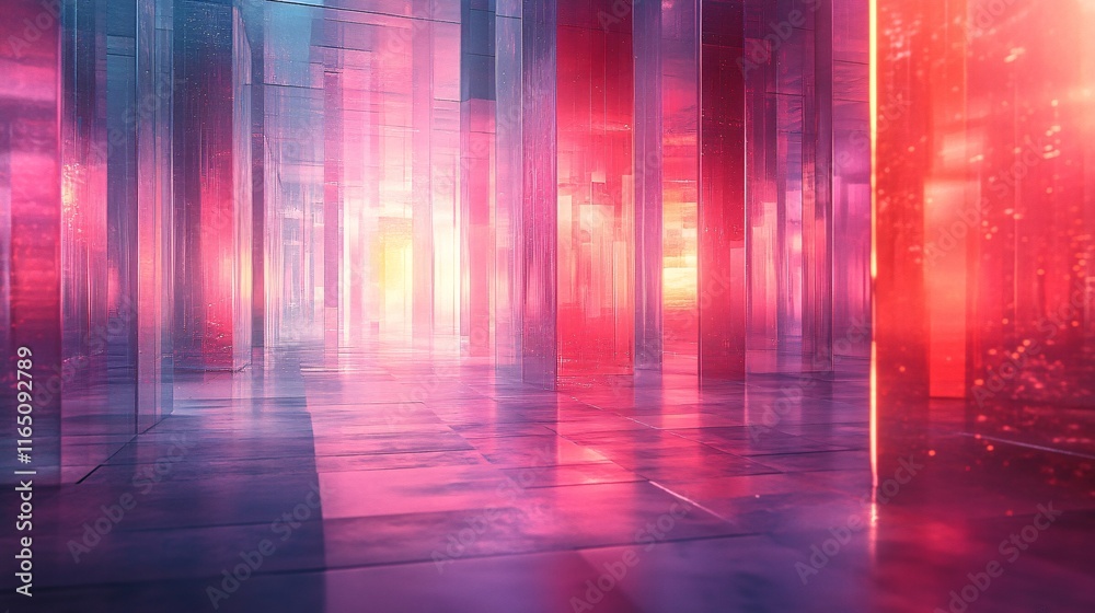 Radiant Abstract Textures: Shades of Pink and Purple