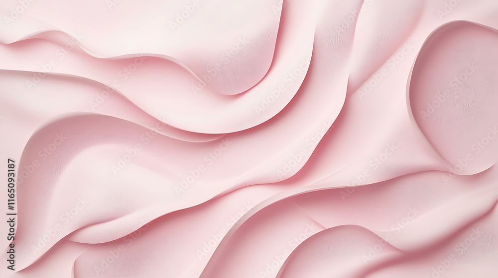 Obraz premium Abstract Pink Waves Soft Texture Background