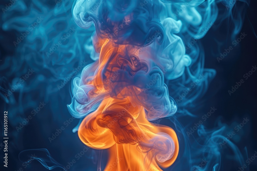 Fototapeta premium Abstract illustration with warm tones