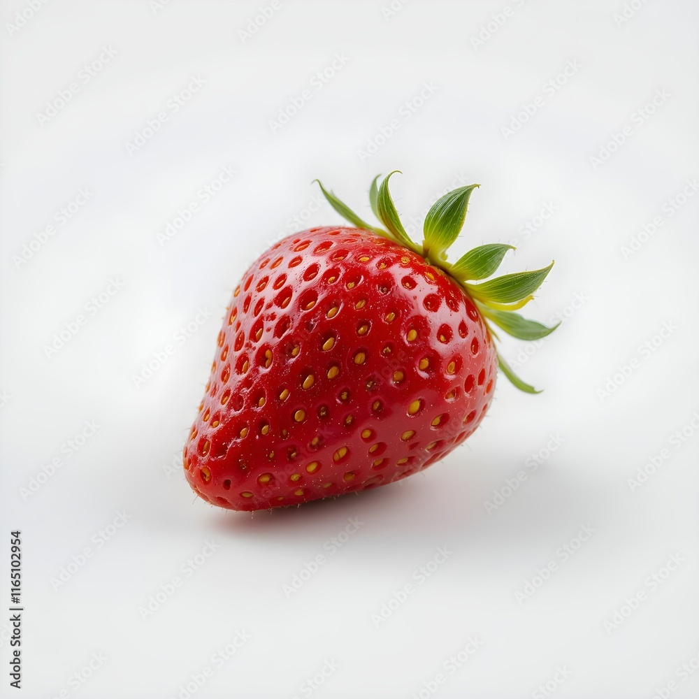 Red berry strawberry isolated on white background Red berry strawberry isolated on white background