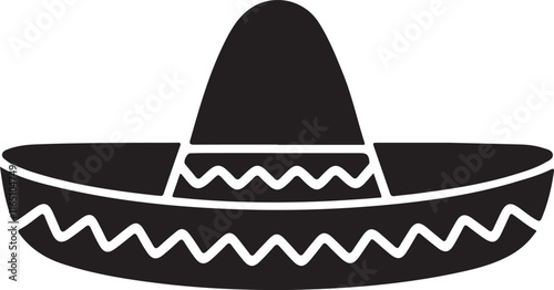 Classic Hat Silhouette Vector Design