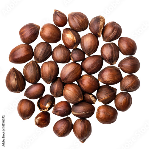 Wallpaper Mural hazelnuts on a wooden background Torontodigital.ca