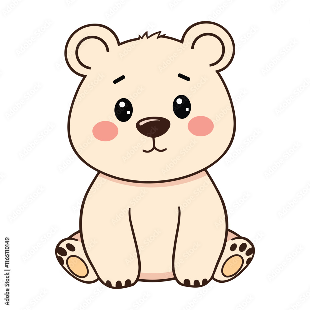cute baby bear vector illustration doll cartoon cute baby bear vector illustration doll cartoon