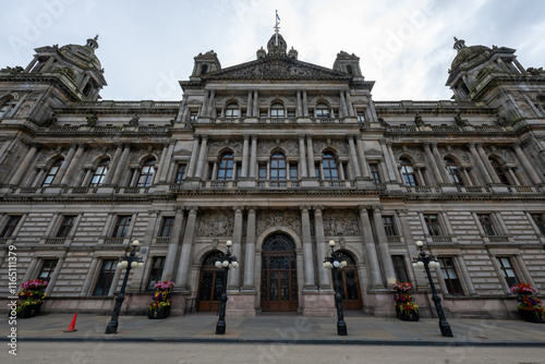Obraz na płótnie Glasgow City Chambers - Glasgow, UK w salonie