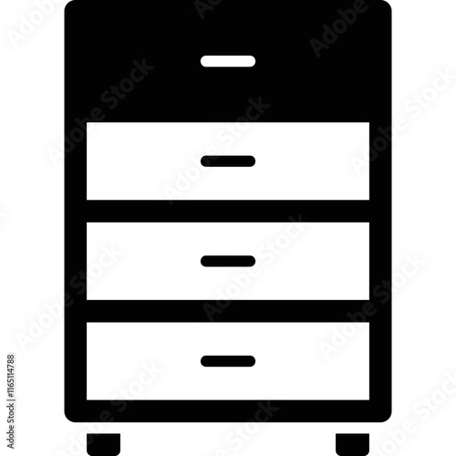 simple vector icon closet