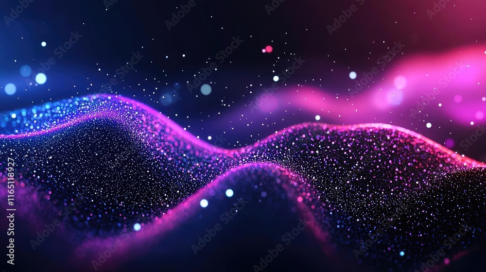 Cosmic abstract background idea. Vibrant abstract waves of color create a mesmerizing display of light and motion. Cosmic abstract background idea. Vibrant abstract waves of color create a mesmerizing display of light and motion.