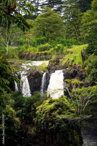 Peepee falls in hilo Hawaii  photo