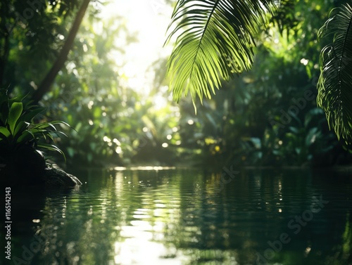 a serene and natural spa setting
