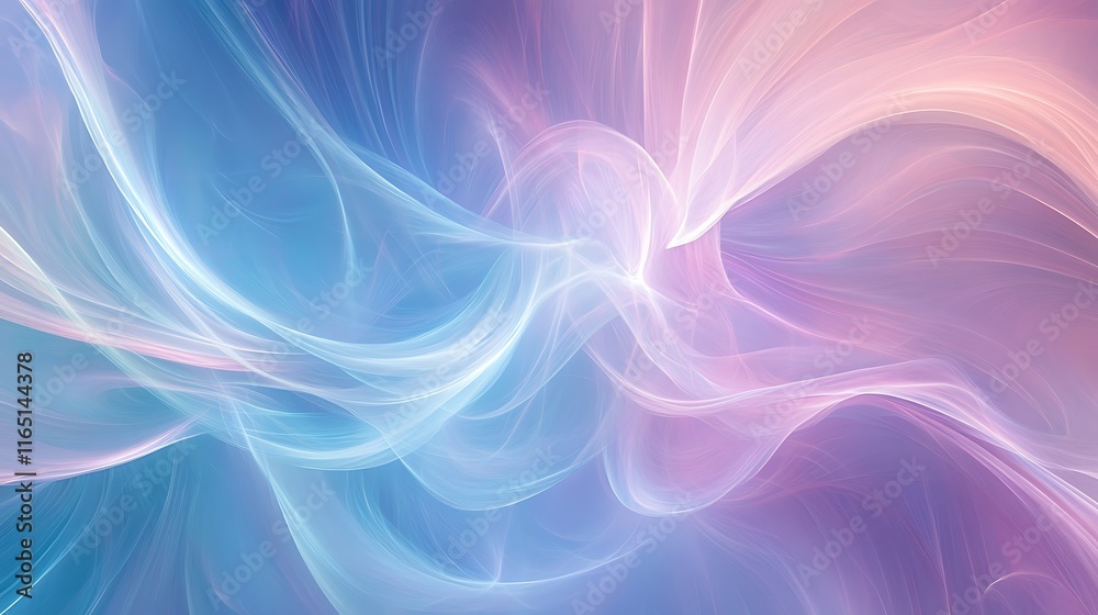 Graceful flowing abstract patterns digital art soft color palette fluid motion artistic exploration Graceful flowing abstract patterns digital art soft color palette fluid motion artistic exploration
