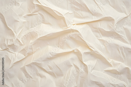 Wallpaper Mural Beige wrinkled paper background recycled from paper packaging. The paper is a light beige color. Torontodigital.ca
