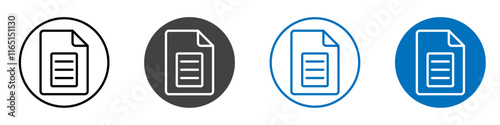 Google sheet icon flat editable icon mark set.