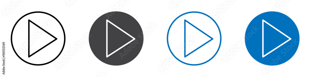Movie icon flat editable icon mark set. Movie icon flat editable icon mark set.