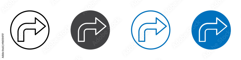 Up right arrow icon flat editable icon mark set. Up right arrow icon flat editable icon mark set.
