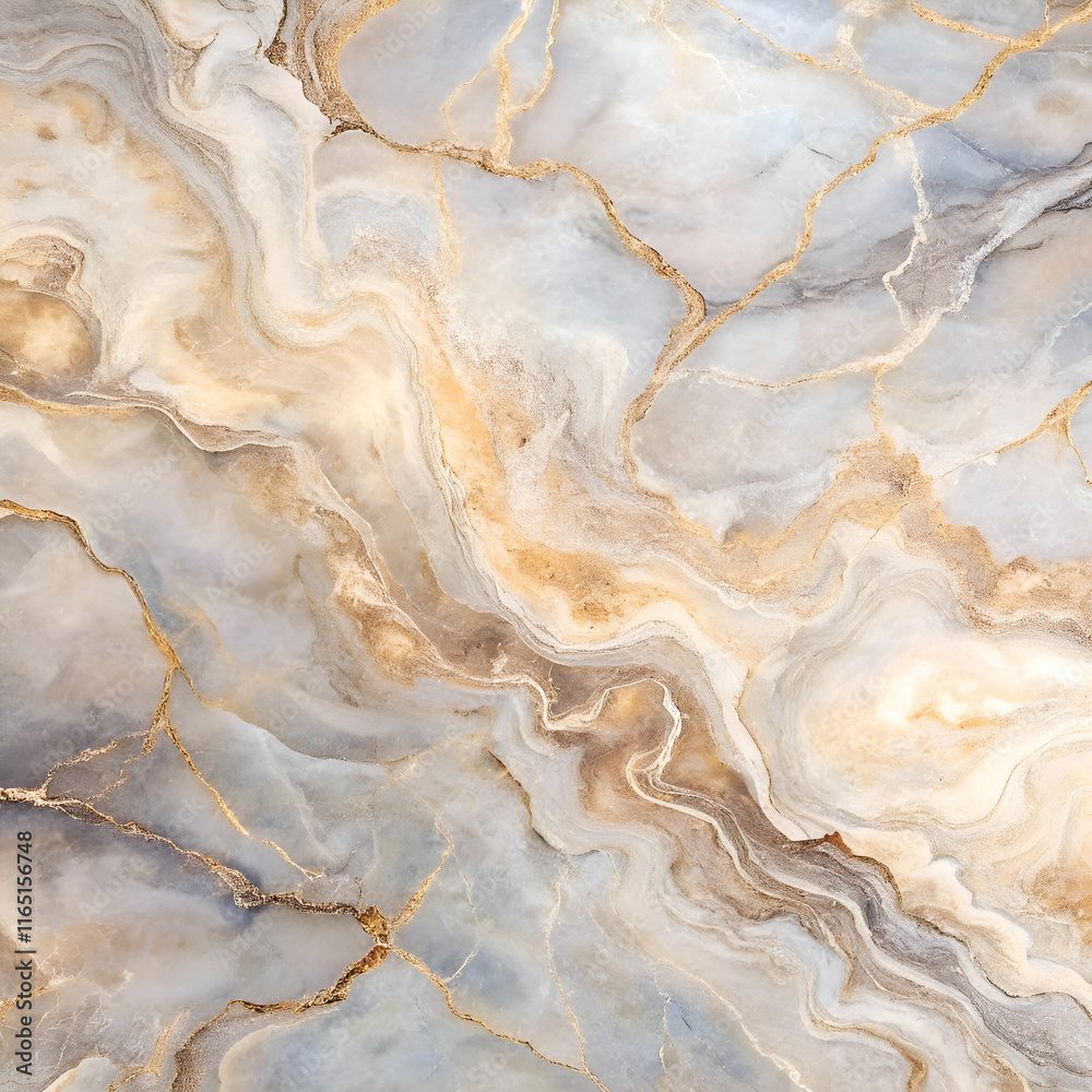 Obraz premium Abstract Marble Texture with Golden Veins.