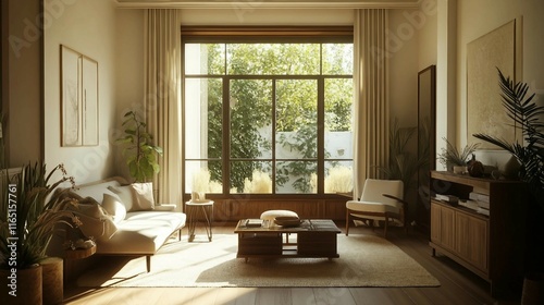 Cozy and Simple Lounge Setup