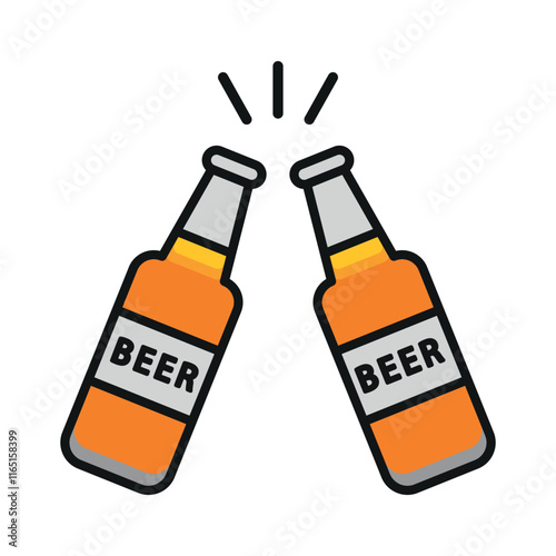 Beer Drink Icon showcases a classic and inviting style, ideal for highlighting happy hour promotions, beer brands, or social gatherings.
