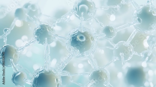 Exploring molecular structures laboratory scientific imagery abstract environment close-up view chemistry concept