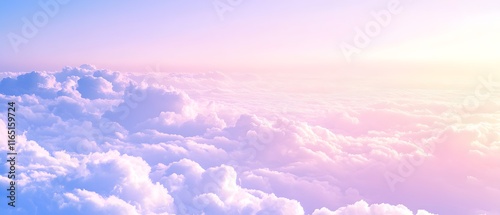 Fototapeta Naklejka Na Ścianę i Meble -  A purple and blue sky with clouds