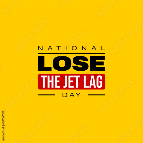 National Lose the Jet Lag Day