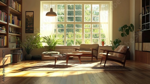 Cozy Lounge with Minimalist Design