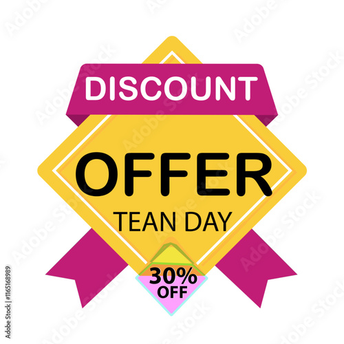 Colorful Big Sale Promotional Banner – Off Discount Ad Design