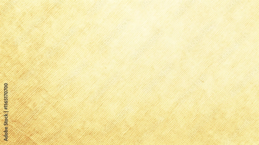Obraz premium Pale Yellow Textured Fabric Background Image