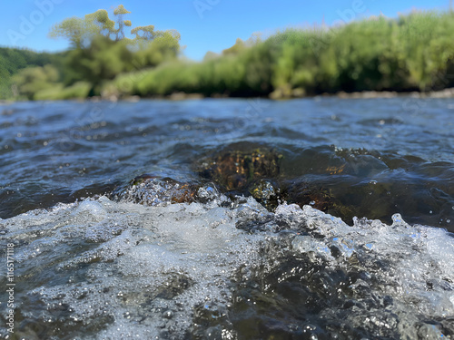 Fluss im Sonnenschein photo