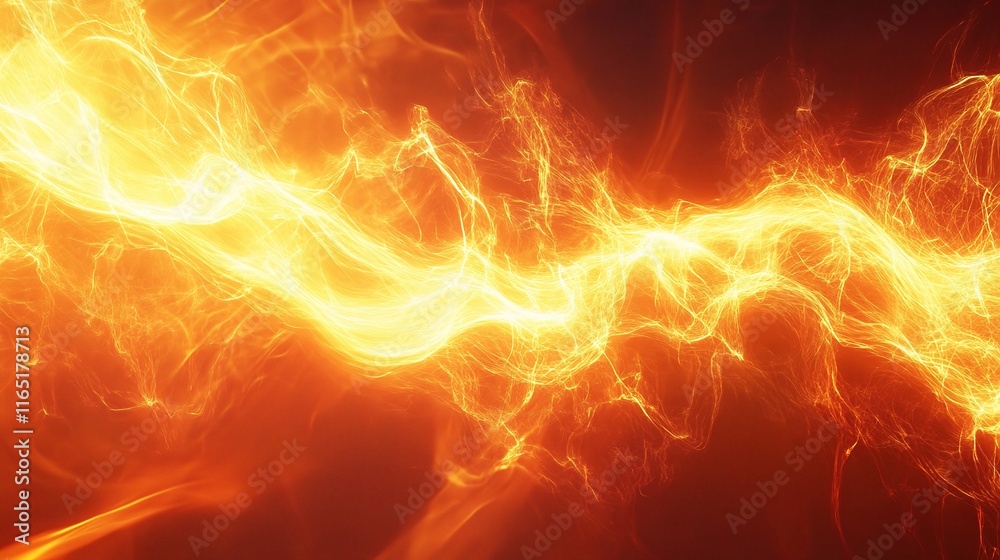 Fototapeta premium Vibrant Energy Flow with Dynamic Colors in a Striking Background