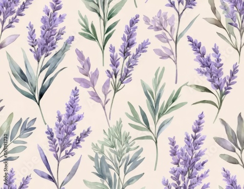 lavender seamless background