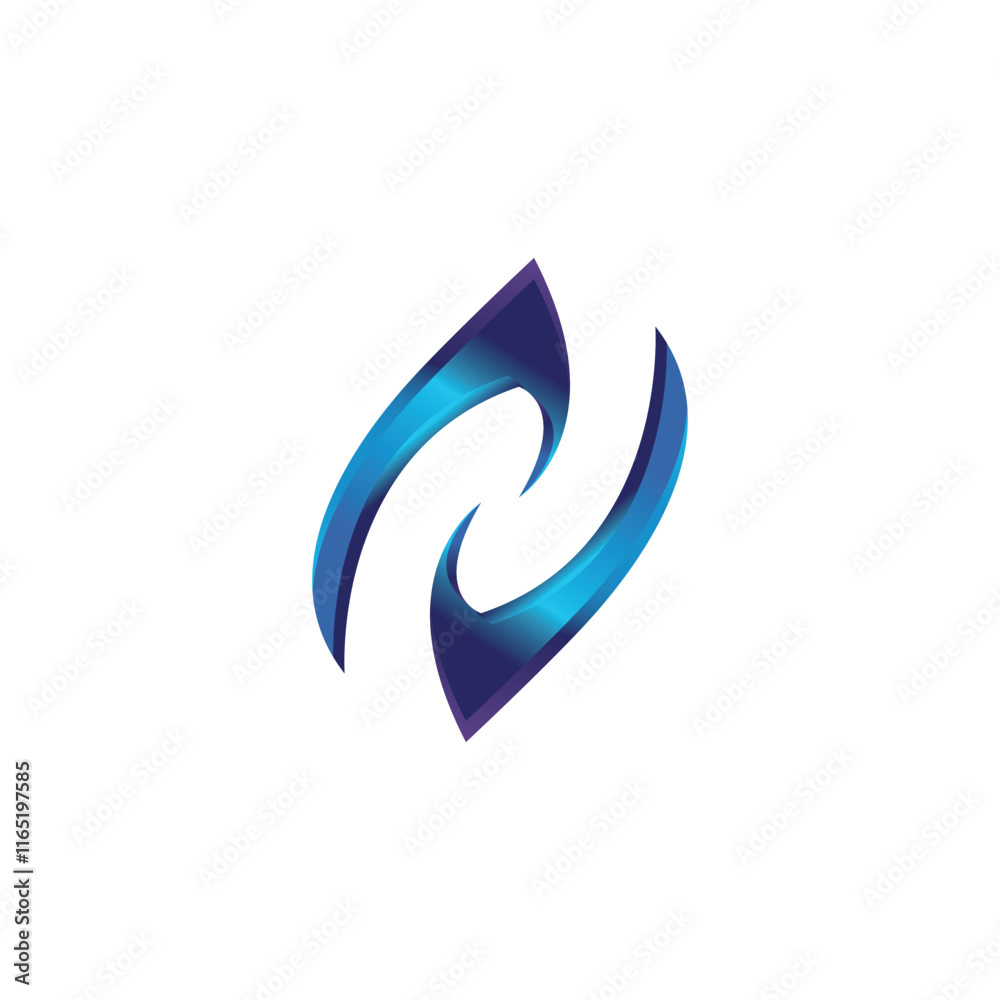 Modern gradient funding logo, letter n logo of funding company. Modern gradient funding logo, letter n logo of funding company.