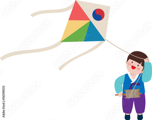 한국 전통 놀이 - 연날리기