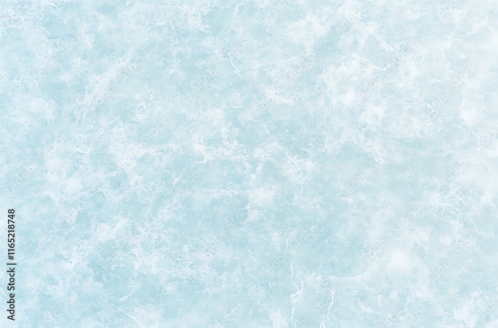 Obraz premium A flat background of light blue watercolor paper, spring background