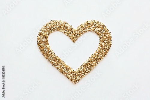 Heart shape; love and Valentine's Day element on transparent background.