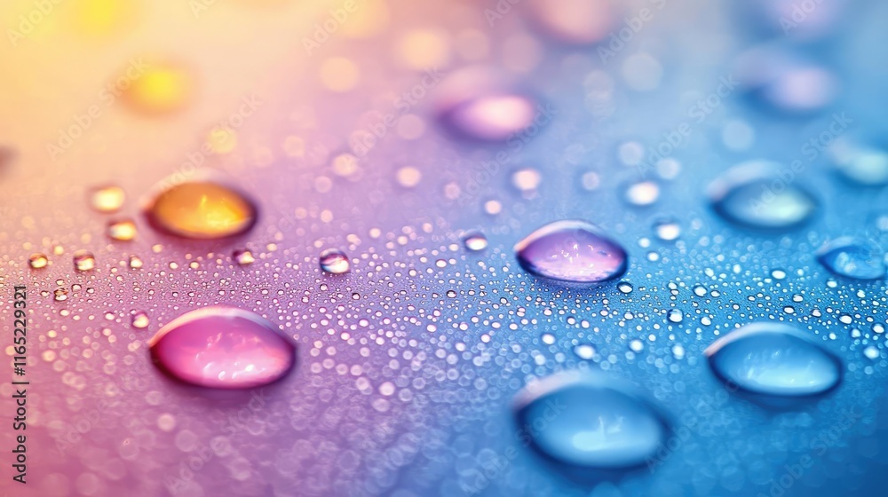 Droplets abstract background idea. Vibrant water droplets on a colorful surface create a mesmerizing abstract pattern. Droplets abstract background idea. Vibrant water droplets on a colorful surface create a mesmerizing abstract pattern.