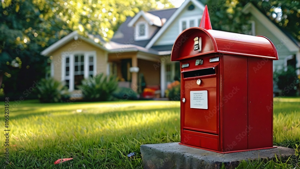 Mailbox Birthday: Cheerful and Festive Mailbox Decorated for a Special Celebration in Bright Colors Mailbox Birthday: Cheerful and Festive Mailbox Decorated for a Special Celebration in Bright Colors