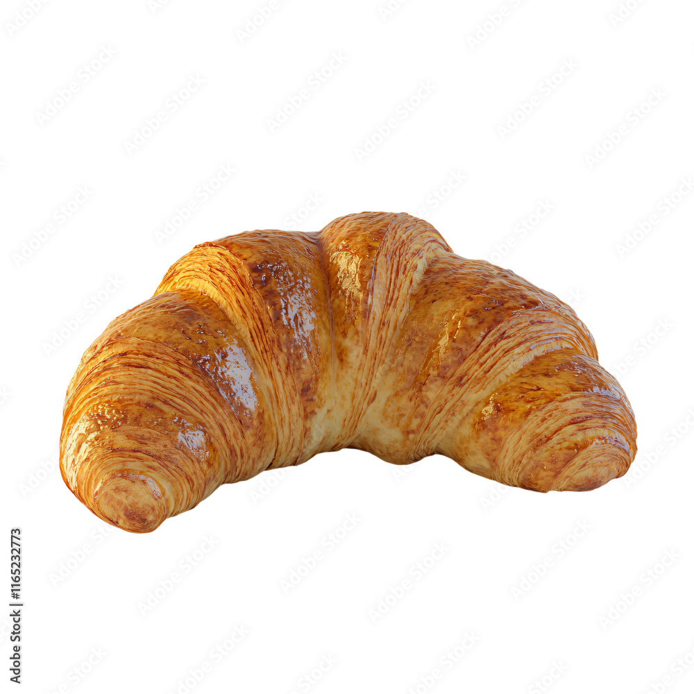 a croissant on a transparent background a croissant on a transparent background