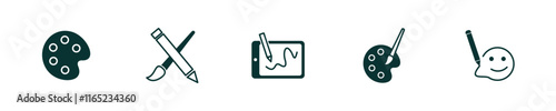 Visual Creativity: Paint & Draw Icon Set
