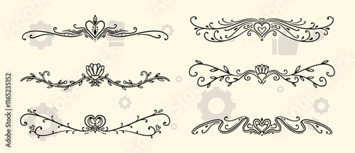 Various styles of flower frames are designed for use in cartoons and illustrations that want to express specific content. comic text elements vector collection