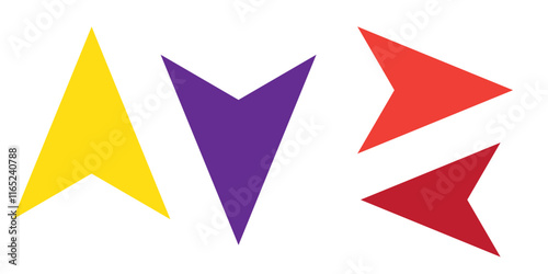 Up and down arrow icon in trendy style. Upward and downward sign symbol