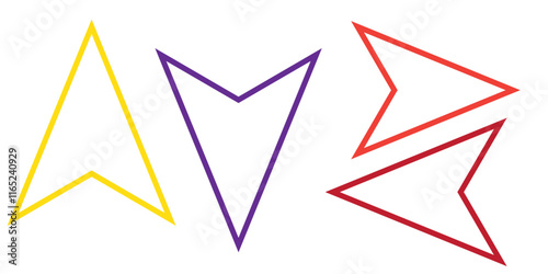 Up and down arrow icon in trendy style. Upward and downward sign symbol