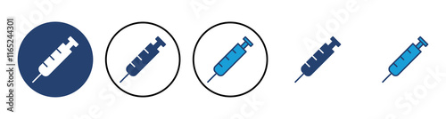 Syringe icon vector. injection icon vector.