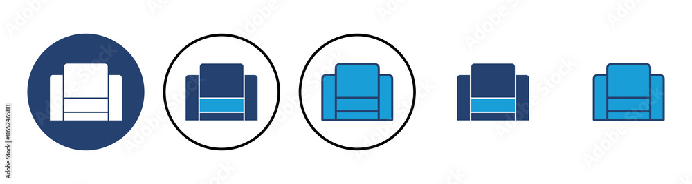 Sofa icon vector. sofa icon illustration Sofa icon vector. sofa icon illustration