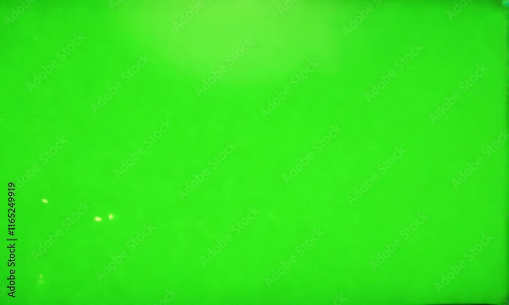 Old film flicker animation on a green screen for chroma key editing