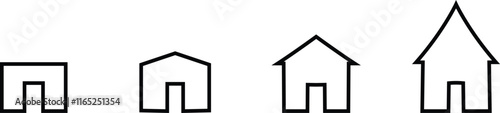 celling roof icon set, Home efficiency protection icons, House Measurement buttons, Graphic Design elements, clipart avatar logotype symbols, used for home protection from environment, air, rain.