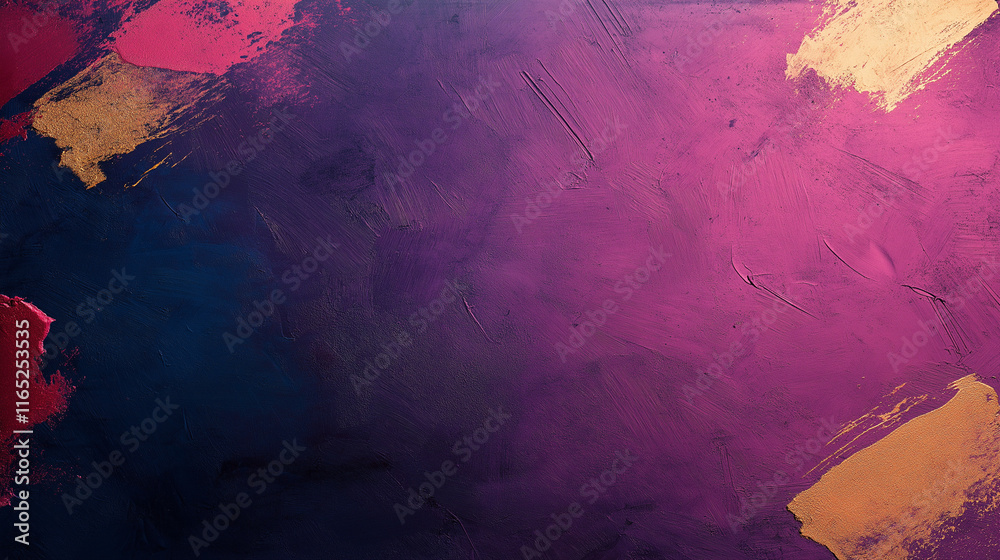 Abstract Art Texture: A captivating blend of deep blues and vibrant pinks with golden accents. This abstract art texture invites you to explore the depths of creativity and evoke a sense of wonder.  