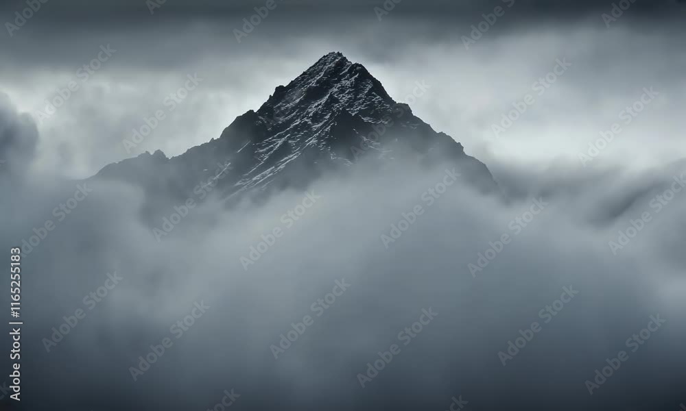 mist over the mountains