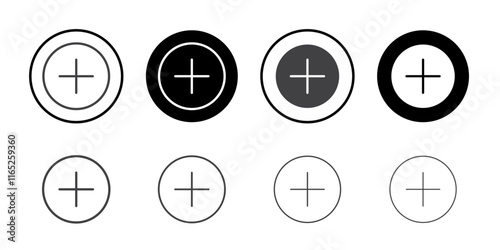 Add new icon simple vector symbol