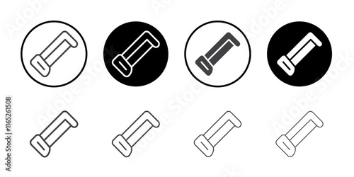 Hacksaw icon simple vector symbol