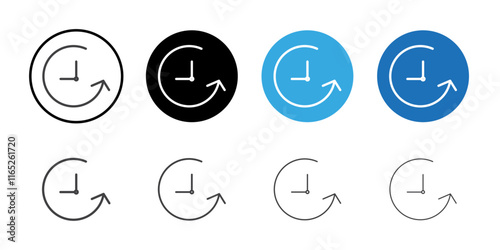 history icon simple vector symbol